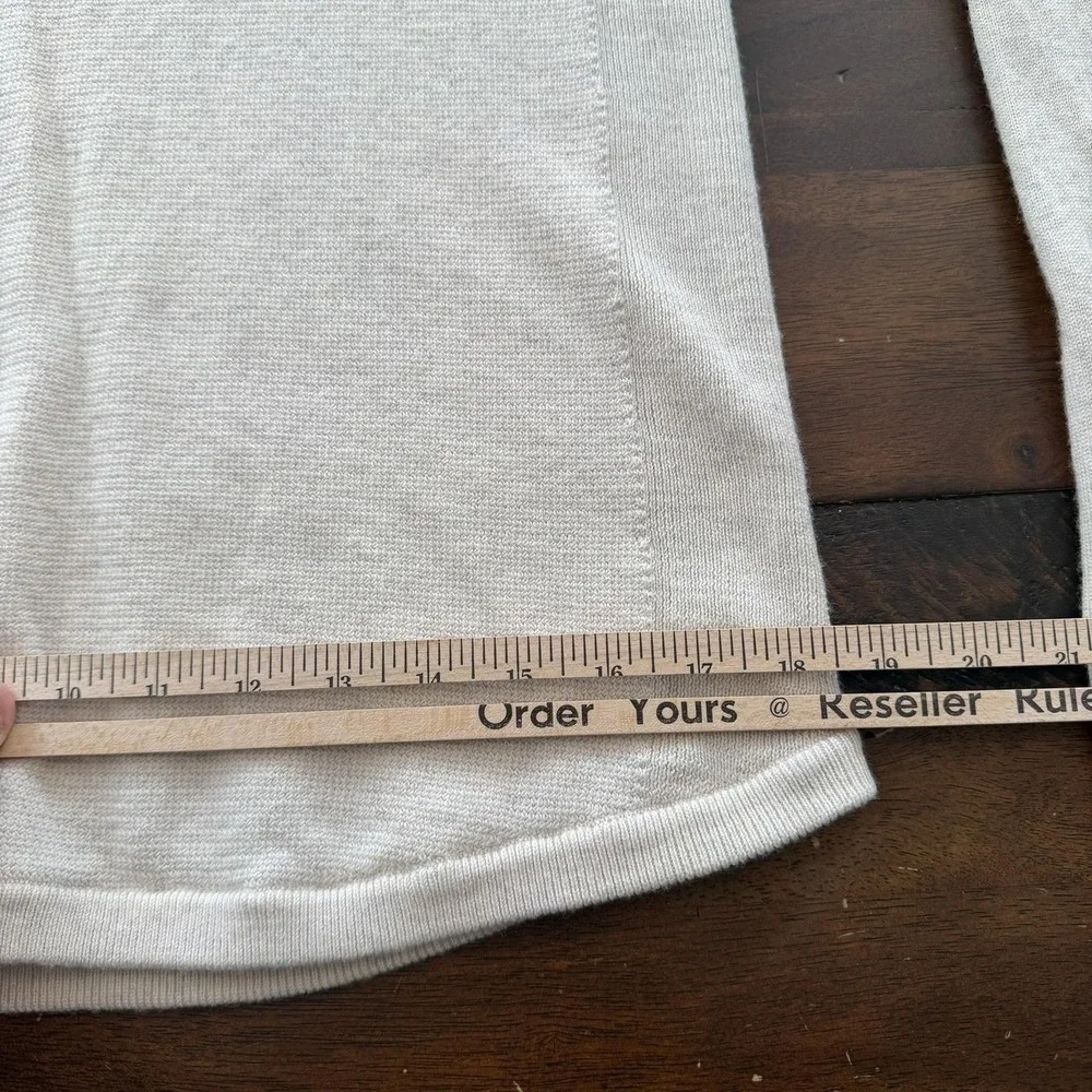 Lululemon Athletica‎ Sweater Womens Small Beige Crewneck Knit Pullover